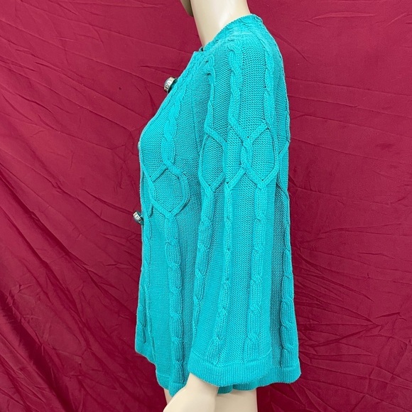 Vintage 1980’s Gabriella Rossi by Andre Smith Large button swing cardigan Large - Picture 3 of 5